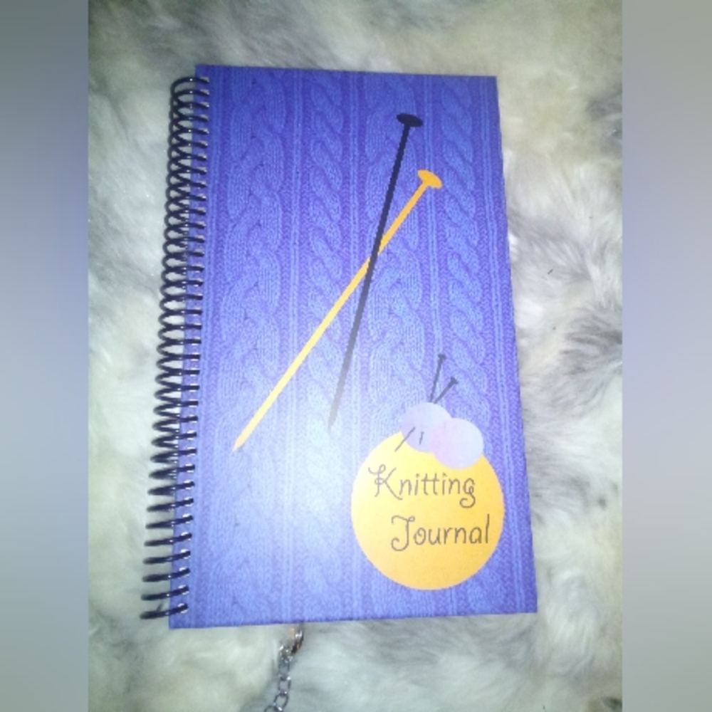 Knitting Journal Hardback Spiral Ring Book